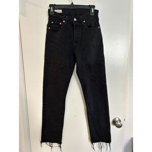 Levi's 501s Vintage Denim Jeans High Rise Straight